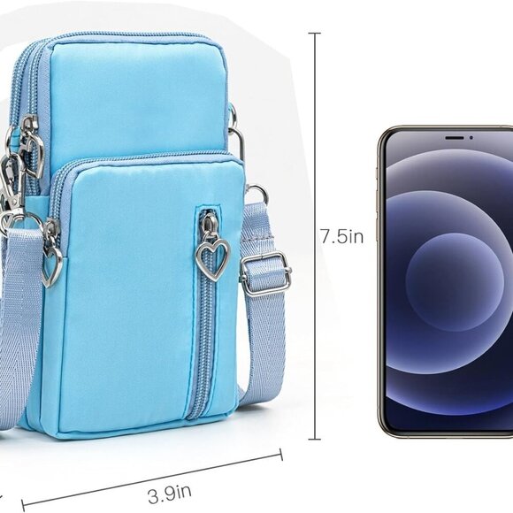 Lightweight Small Crossbody bags Cell Phone Purses Travel Pouch Shoulder Bag for - Picture 5 of 7